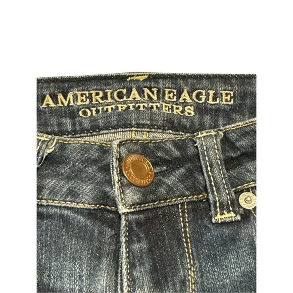 American Eagle Outfitters Women’s Size‎ 0 Skinny Stretch Dark Wash Jeans - Picture 3 of 6